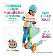 cocomelon 2 in 1 scooter. New.