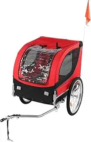 Bicycle Trailers, Dog Bike Carrier, Pet Bike Trailer, Smoothly Rolling Safety Bicycle Cart, Easy to Connect and Disconnect to Bikes