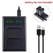USB Dual Battery Charger for Pentax D-Li90 DL190 & Pentax K-3 Mark III Camera