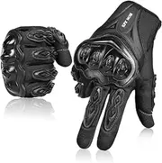 Motorcycle Gloves Full Finger Durable for Road Racing Bike Summer Spring Powersports Support Touch Screen
