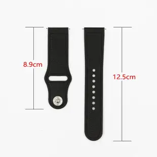 Garmin Vivoactive 4 Smartwatch 的 22 毫米真皮錶帶