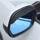 Rearview Mirror Rain Visor Eyebrow Carbon Fiber Style Waterproof Sunproof Car