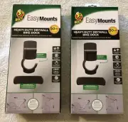 Lot Of 2 Duck Easy Mount Heavy Duty Drywall Bike Dock Holds Up To 50 Lbs; New