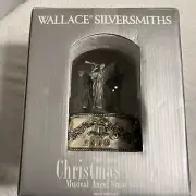 Christmas 2000 Musical Snow Globe Wallace Silversmith. NIB