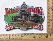 Vintage Boise Idaho State Capital Iron On Patch Travel Souvenir