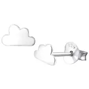 6mm Small Cloud Earrings 925 Sterling Silver Tiny Studs Push Back