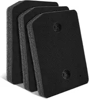 PARTSEE Dryer Filter for Miele T1 9164761 Heat Pump Dryer, Fine Coarse 207 x 157 x 30 mm Sponge Filter Mat Lint Filter Foam Filter Sponge for Miele Tumble Dryers Pack of 3
