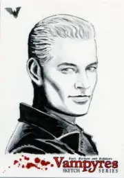 ACEO Sketch Card Spike Buffy the Vampire Slayer Hand-Drawn Acheron Mint Signed