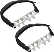 [LIFKOME] 1 Pair Stainless Steel Crampons Kids Cleats Kid Hiking Shoes Hiking Spikes for Shoes Climbing Shoe Grip Ice Grips for Boots Snow Traction Cleats for Shoes Snow Cleats