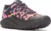 Merrell Z70104 Womens Black Rainbow Leopard Antora 3 Leopard Sneakers Size 8.5 M