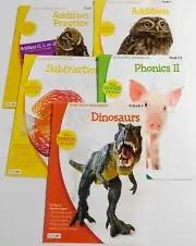 Lot of 5 Bendon K5-2nd grade Discovery Work Books