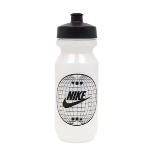 【NIKE 耐吉】水壺 Big Mouth Bottle 2.0 白 黑 大嘴巴 戶外 運動 自行車 水瓶(N000004391-022)