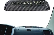 Temporary Parking Phone Number Card, Temporary Parking Card Plate - Car Parking License Plate Luminous Auto Stop Parking Number Sign, Phone Number Plate, Car Dashboard and Vehicle Interior Accessories