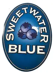 SweetWater Blue Metal Tin Tacker Sign | 15.5" x 11.25"