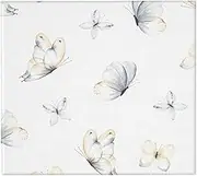RHAIYAN Kitchen Dish Drying Mat Flying Gentle Butterflies Blue and Indigo Colors Washable Counter Pad Absorbent Drainer 16"x18" Specific