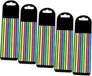 KALLORY Reusable Fluorescent 800 Sheets Book Tabs for Reading for Children Teachers