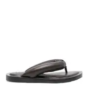 nappa flip flops 35,36,37,38,39,40 chocolate brown