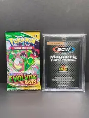 Evolving Skies MINT BOOSTER PACK INVESTMENT SWORD & SHIELD WITH MAGNETIC CASE