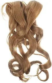 SHERCHPRY Synthetic Braiding Wig Pre-stretched Hair Extension Long Curly Wig Hair Spiral Wave