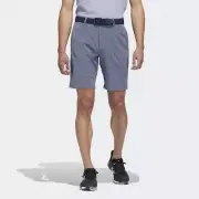 Adidas Mens Crosshatch Stretch Golf Shorts Greyish Blue Size 40