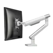 Desky Single Slim Aluminium Monitor Arm - White