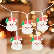 Northlight 10-Count LED Santa Claus Micro Christmas Light Set 4.5ft, Clear Wire