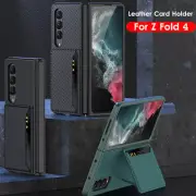 For Samsung Galaxy Z Fold 4 5G Luxury Leather wallet Shockproof Card case Cover