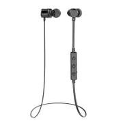 WT10 Bluetooth Earphone Wireless Headphone Headset Neckband Sport Earphone for Phone Black