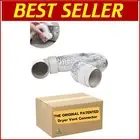 Airtight Dryer Vent Connector Kit - Heavy-Duty Rubber, Designed for Tight Spaces