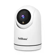 Srihome SH042 1080P Smart Mini WiFi IP Camera 2MP PTZ Color Night Vision Human Detection Two-way Audio Baby Monitor Auto