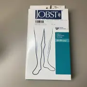 JOBST Relief Knee High Compression Stockings 20-30mmHg Beige Large Full Calf
