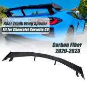 High Wing For Chevrolet Corvette C8 2020-23 Rear Trunk Spoiler Wing Carbon Look (for: Chevrolet)