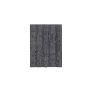Grey Soft Striped Non-Slip Bath Mat - 2pcs