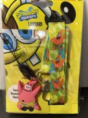 SpongeBob Squarepants ID Lanyard with Patrick Charm and Detachable Badge Holder