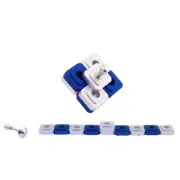 Colorful Dreidel Shape Shabbat Travel Menorah Candlestick Holder Hanukkah Gift
