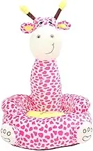 Plush Toddler Chairs, Soft Plush Pillow Kids Chair with Non Slip Bottom, Toddler Chairs Comfy Baby Sitting Chair for Baby Girls and Boys (Pink Deer)