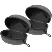 2 Pcs Motorcycle Goggles Box Ski Hard Storage Container Glasses Case Shell