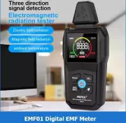 EMF Electromagnetic Radiation Tester Magnetic Field Radiation Detector Free Post