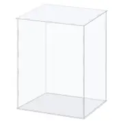 Display Case Acrylic Box Transparent Dustproof Showcase 31x26x41cm