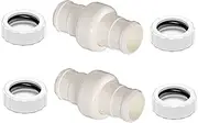ATIE PoolSupplyTown Pool Cleaner Hose Swivel & Hose Nut Kit for Polaris 360 Pool Cleaner Hose Swivel 9-100-3002 and Hose Nut 9-100-3109 (2 Pack)