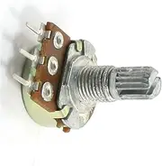 B50K (Control electrical) 50K Ohm 6mm Split Shaft Single Turn Rotary (67ry750qf41) Taper Potentiometer