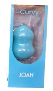 JOAH Sculpted Makeup Blending Sponge Blue Curvy Shape