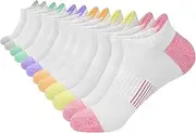 [HAGOT] Sneaker Socks, Women's Sports Socks, Trainer Socks, Running Socks, Breathable Short Ankle Socks Made of Cotton
