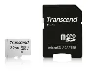 Transcend 32GB 300S microSDHC UHS-I Memory Card with SD Adapter TS32GUSD300S-A