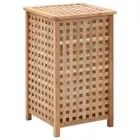 vidaXL Laundry Bin 39x39x65 cm Solid Walnut Wood 2BB