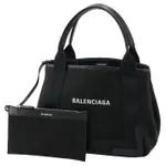 BALENCIAGA 339933 S 小款帆布手提托特子母包 黑色《佳節年終特賣》