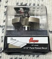 Pioneer Router Bit 2/1/2” Panel Raised Bevel Router Bit 1/2" Shank PIO R796352