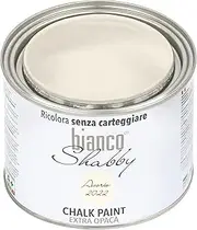 [bianco Shabby] Avorio 2022 Water-based chalk paint for all surfaces and perfect for decorative effects - Chalk Paint Extra Matt (500 ml)