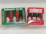 Mini Collectable Set Tabasco Pepper Hot Sauce Green Jalapeno Chipotle miniature