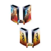 OFFICIAL WONDER WOMAN MOVIE POSTERS VINYL SKIN FOR SONY PS5 DISC EDITION BUNDLE